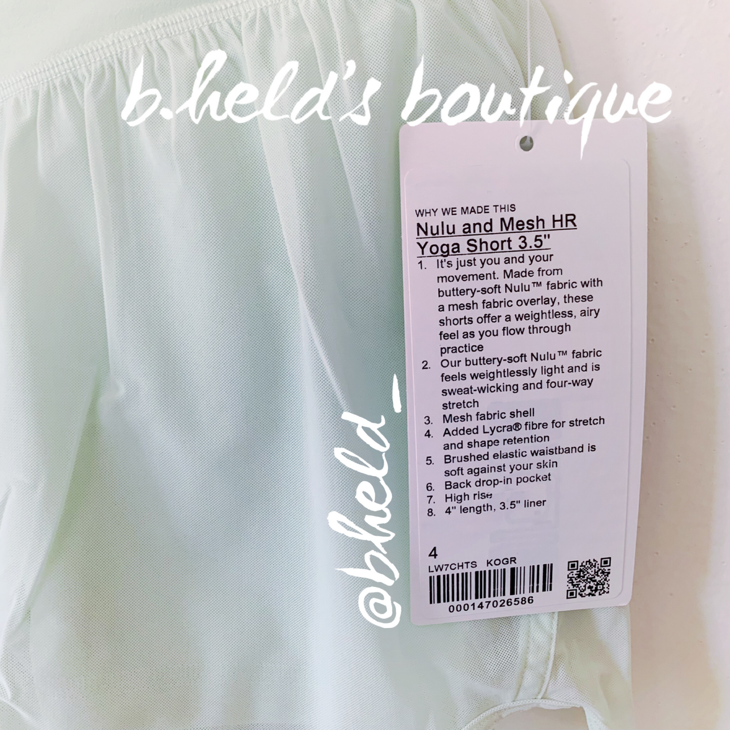 lululemon Nulu and Mesh High-Rise Yoga Short 3.5" in Kohlrabi Green, Size 4