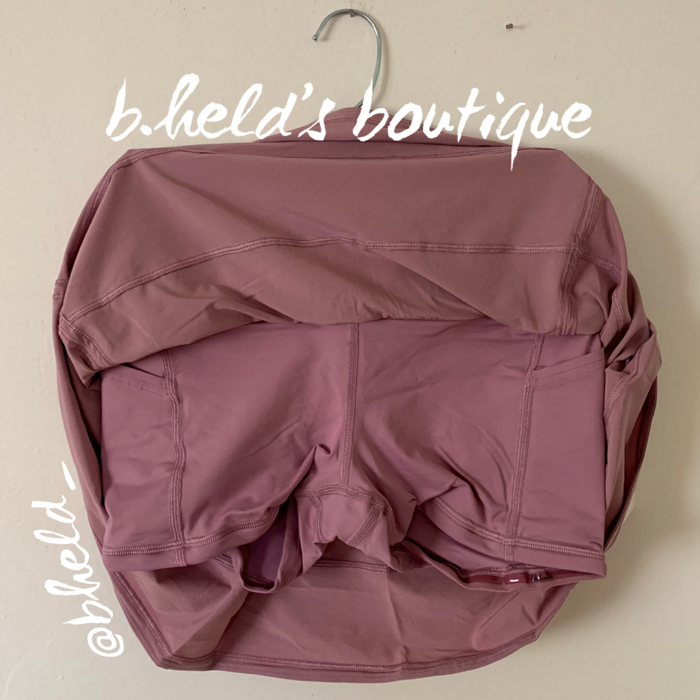 lululemon Pace Rival Mid-Rise Skirt *Long in Pink Taupe, Size 4