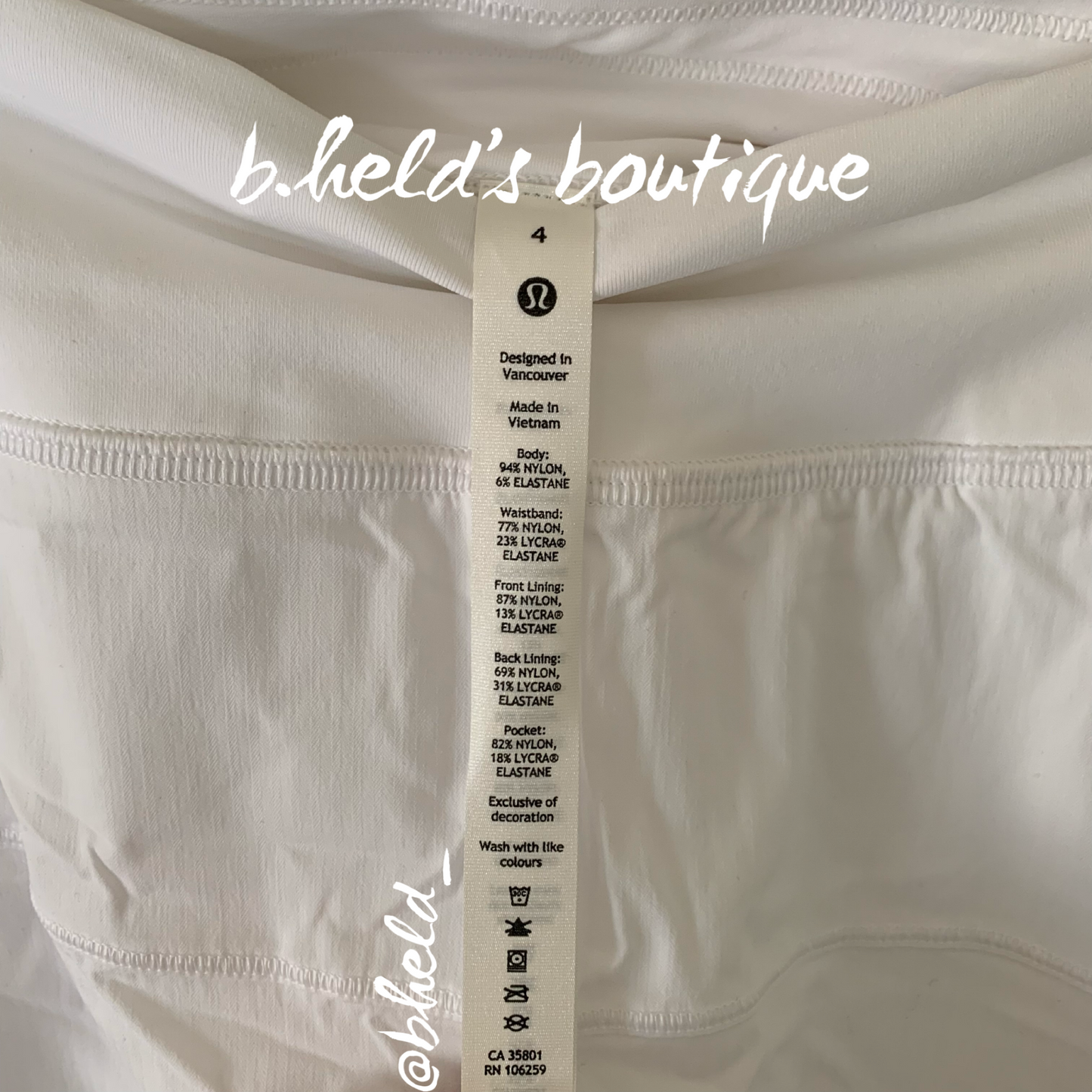 lululemon Pace Rival Mid-Rise Skirt *Long in White, Size 4