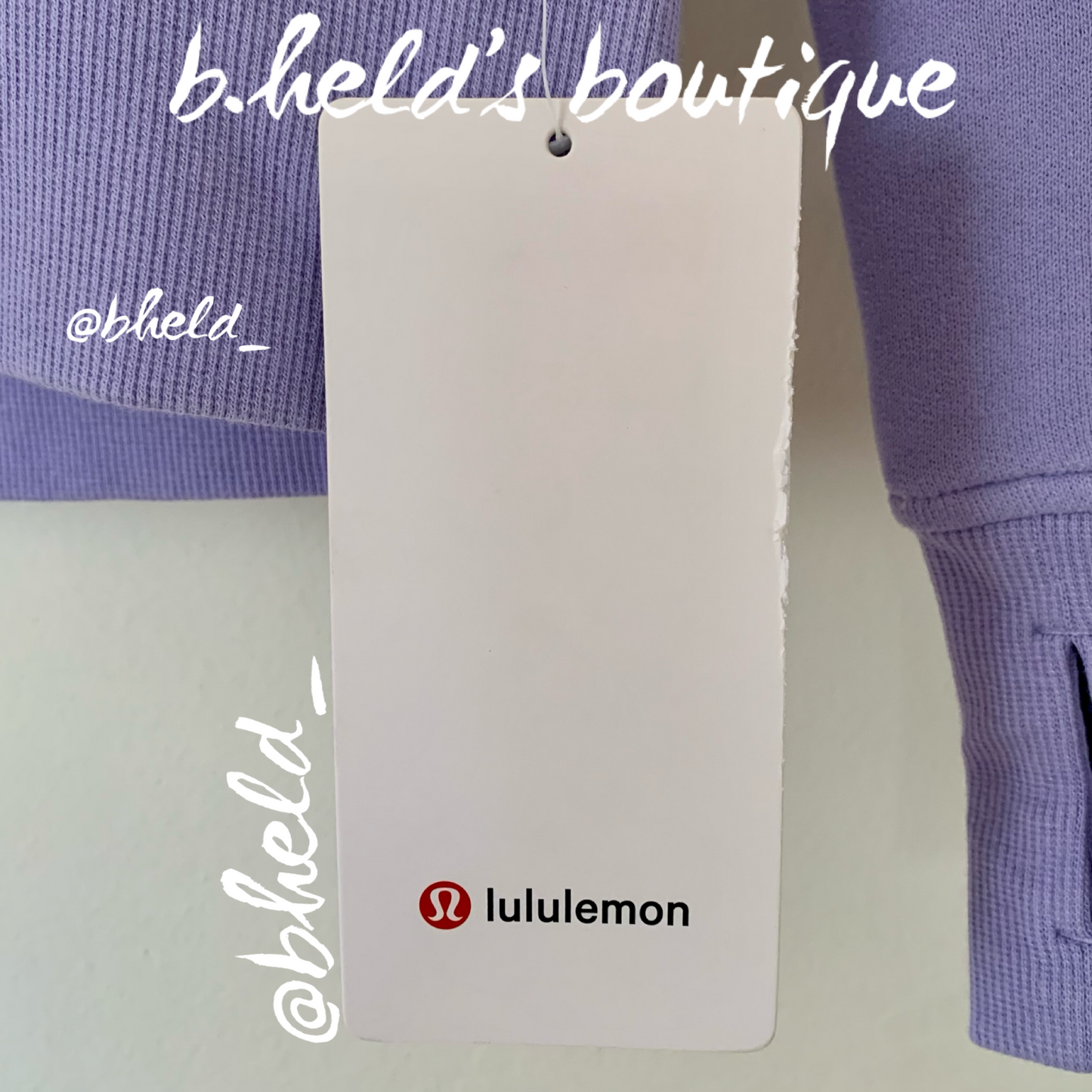 lululemon Scuba Full-Zip Hoodie in Lilac Smoke, Size 4