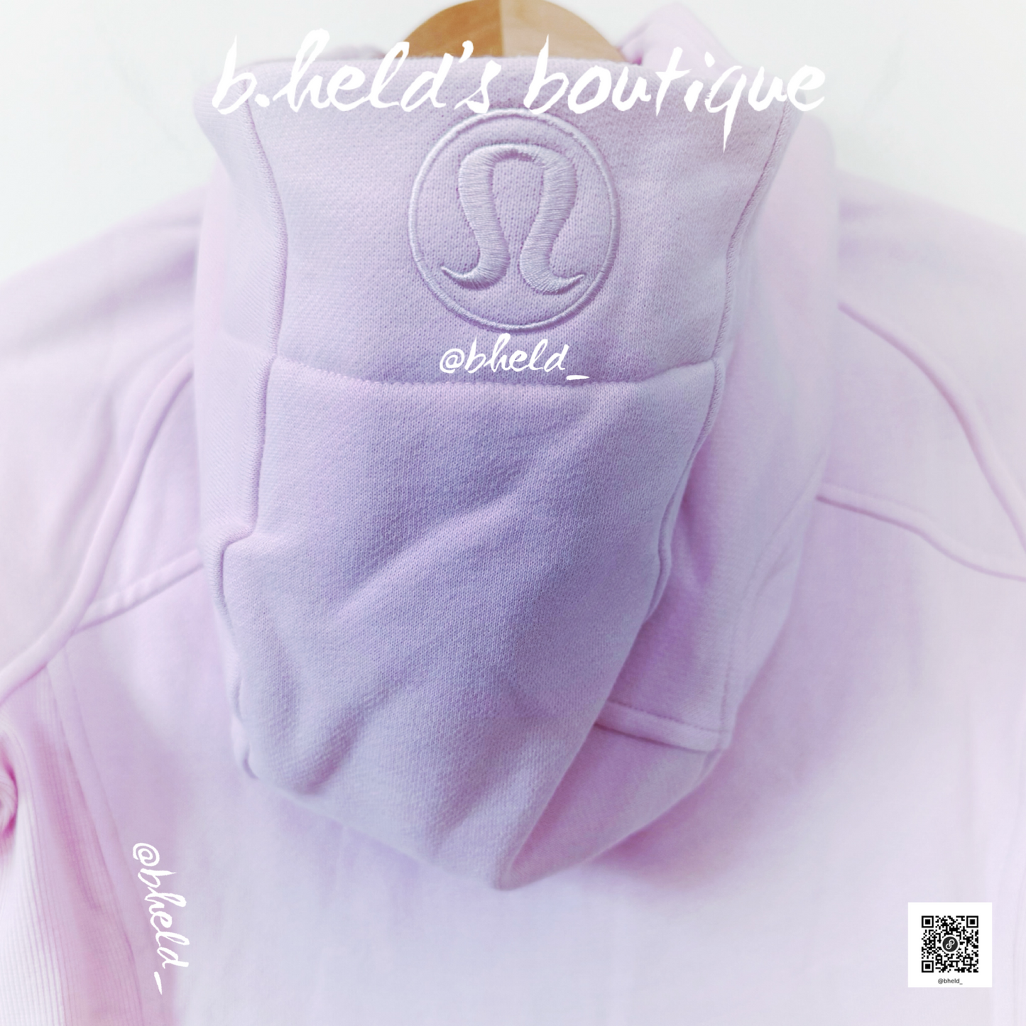 lululemon Scuba Full-Zip Hoodie in Meadowsweet Pink, Size 4