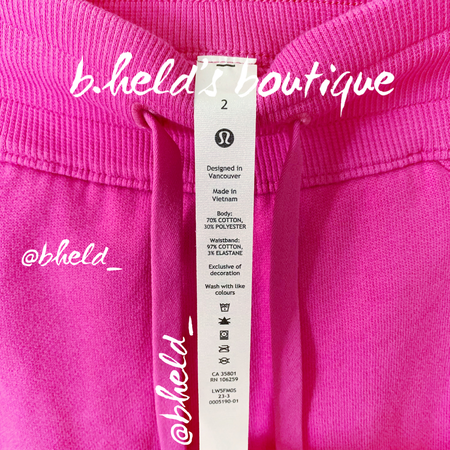 lululemon Scuba Mid-Rise Wide-Leg Pant *Full Length in Sonic Pink, Size 2