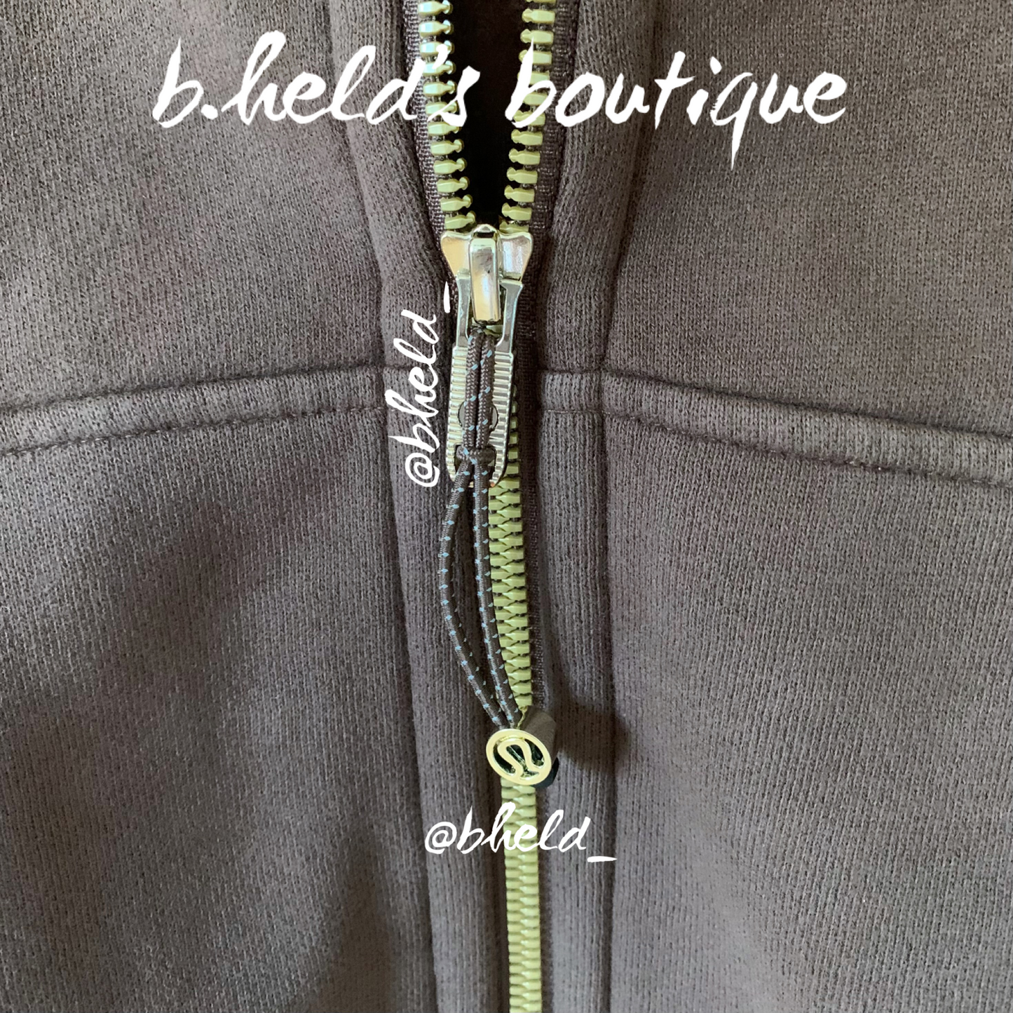 lululemon Scuba Oversized Full-Zip Hoodie in Java, Size XS/S