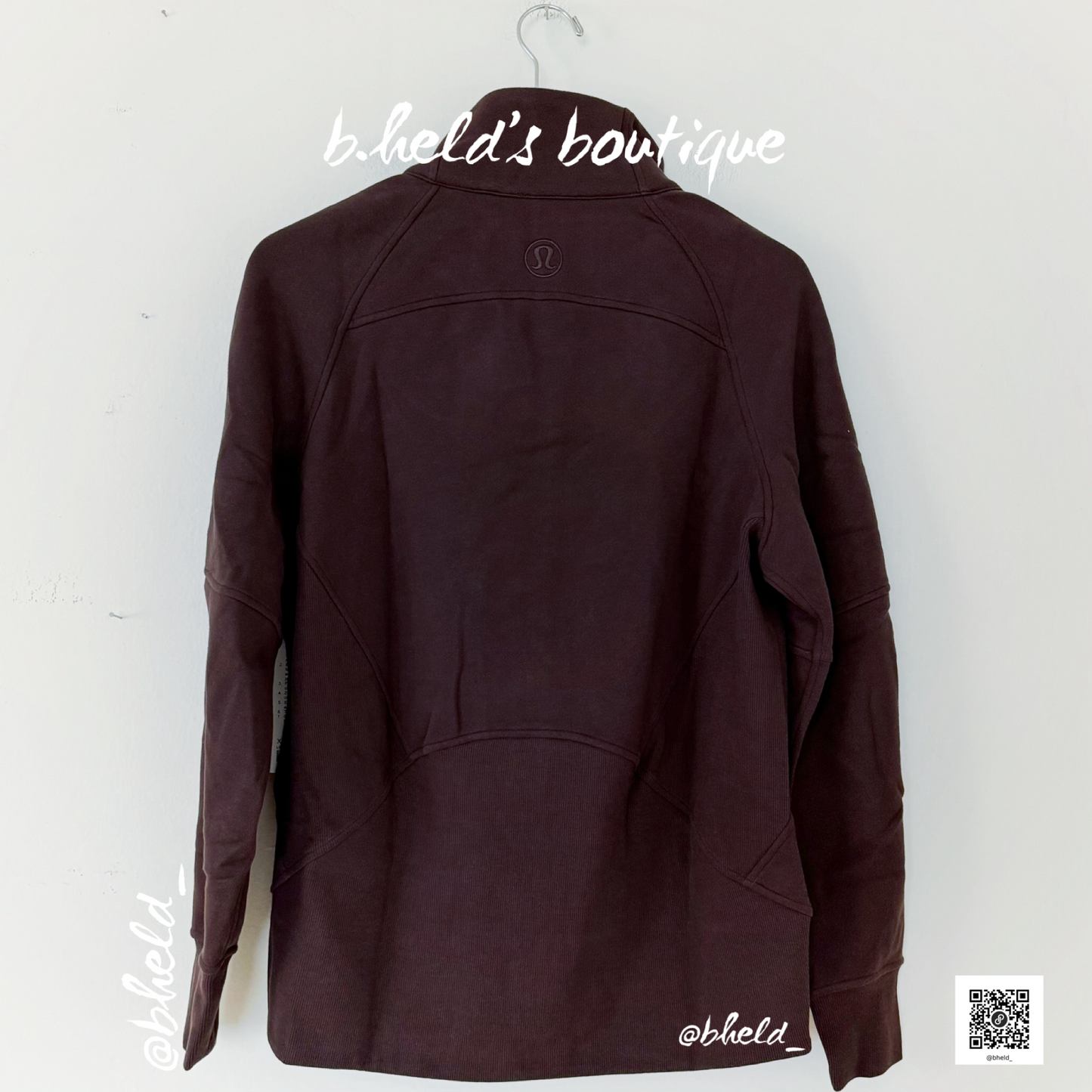 lululemon Scuba Oversized Funnel Neck Full-Zip *Long in Espresso, Size XS/S