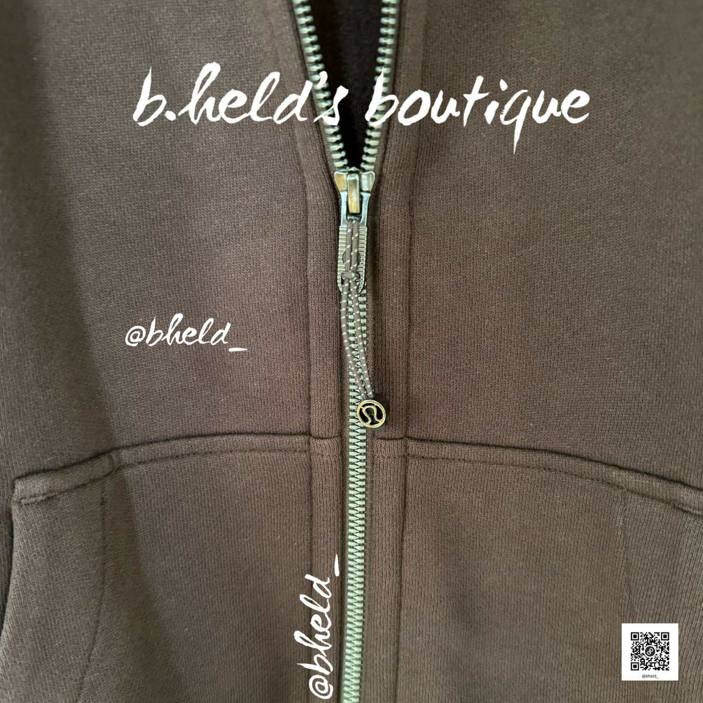 lululemon Scuba Oversized Funnel Neck Full-Zip *Long in Espresso, Size XS/S