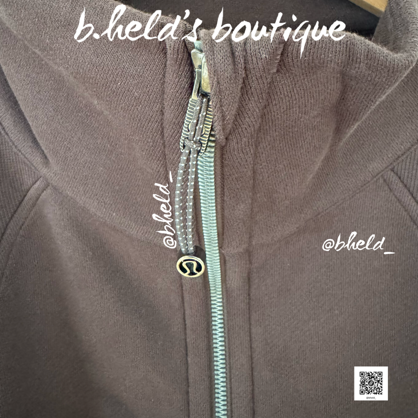 lululemon Scuba Oversized Funnel Neck Full-Zip *Long in Espresso, Size XS/S
