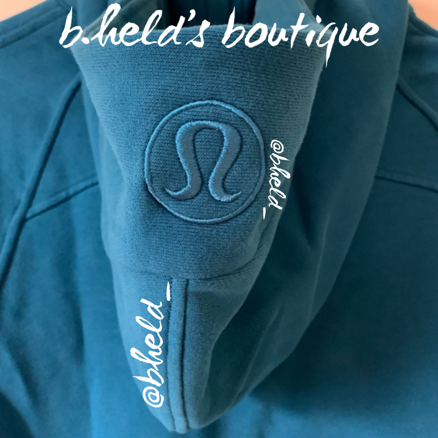 lululemon Scuba Oversized Half-Zip Hoodie in Capri, Size XS/S