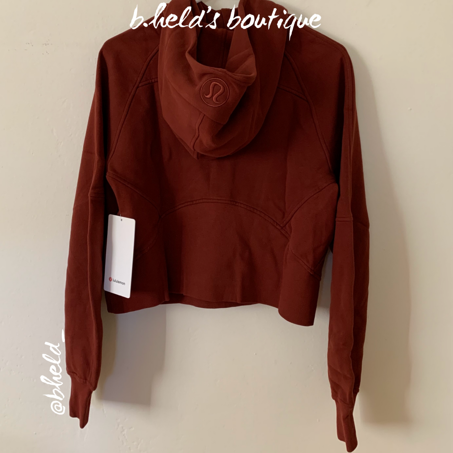 lululemon Scuba Oversized Half-Zip Hoodie in Date Brown, Size XS/S