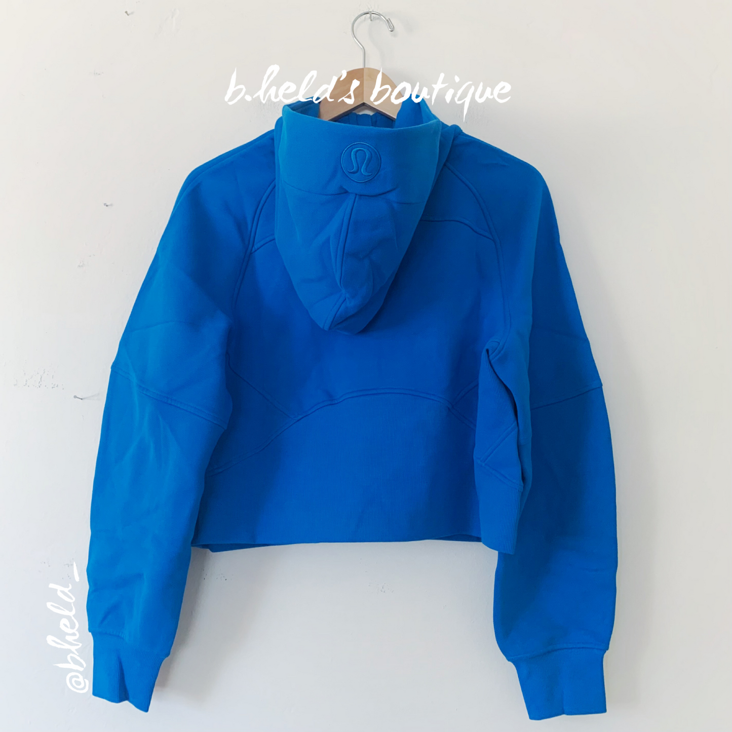 lululemon Scuba Oversized Half-Zip Hoodie in Poolside, Size XS/S