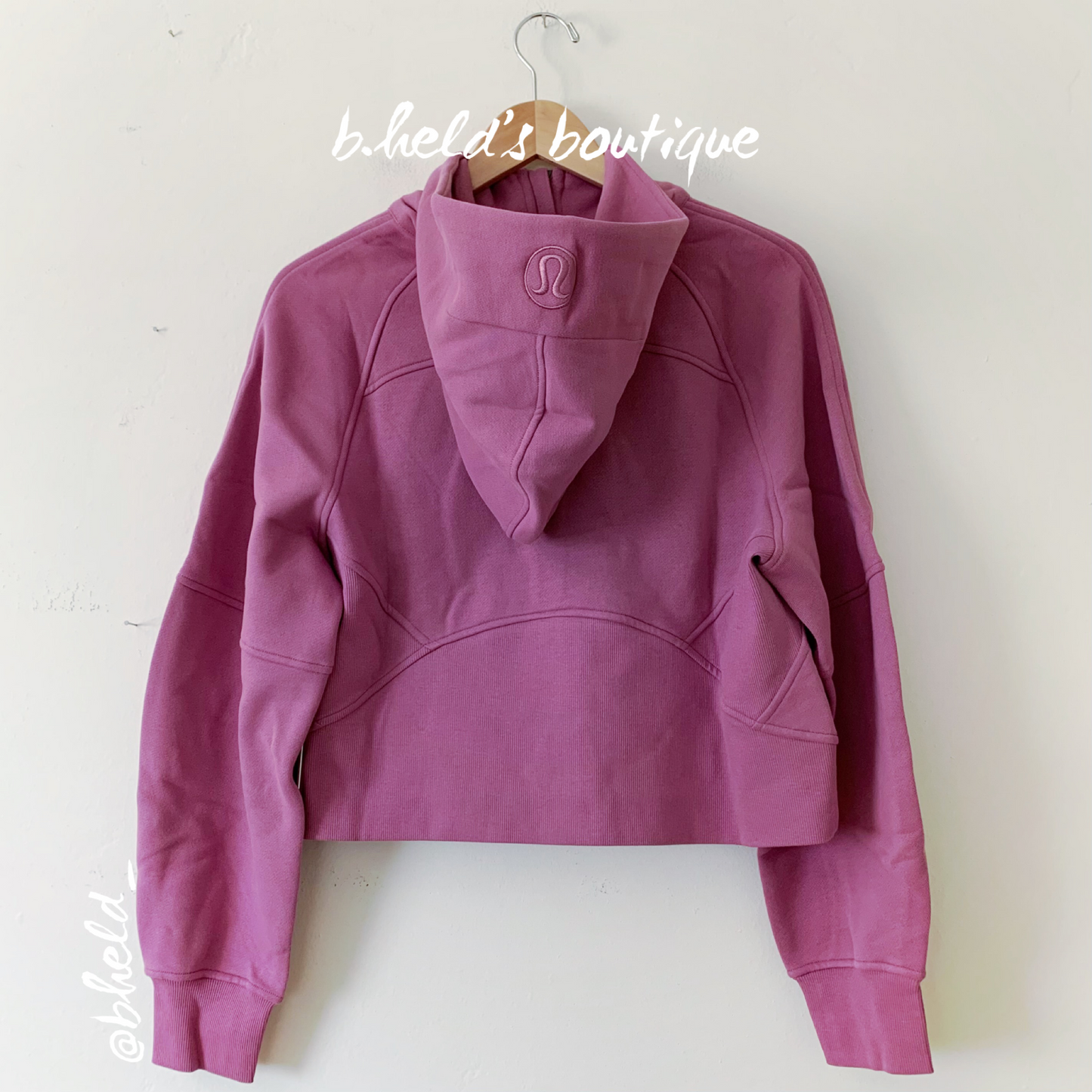lululemon Scuba Oversized Half-Zip Hoodie in Velvet Dust, Size XS/S