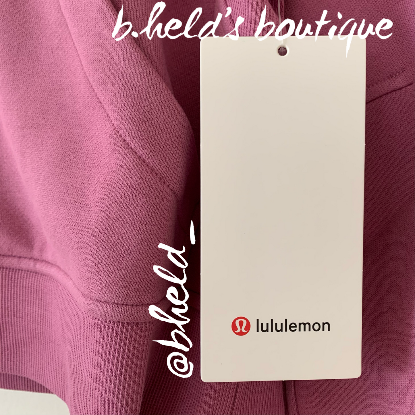 lululemon Scuba Oversized Half-Zip Hoodie in Velvet Dust, Size XS/S