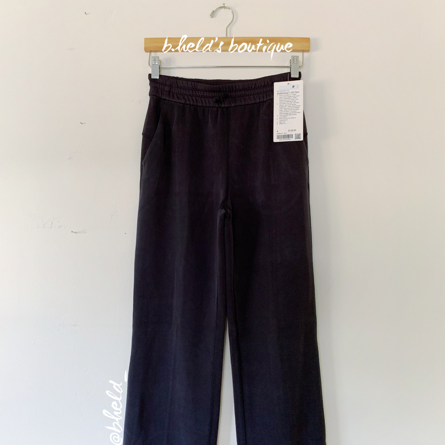 lululemon Softstreme High-Rise Pant in Black, Size 4