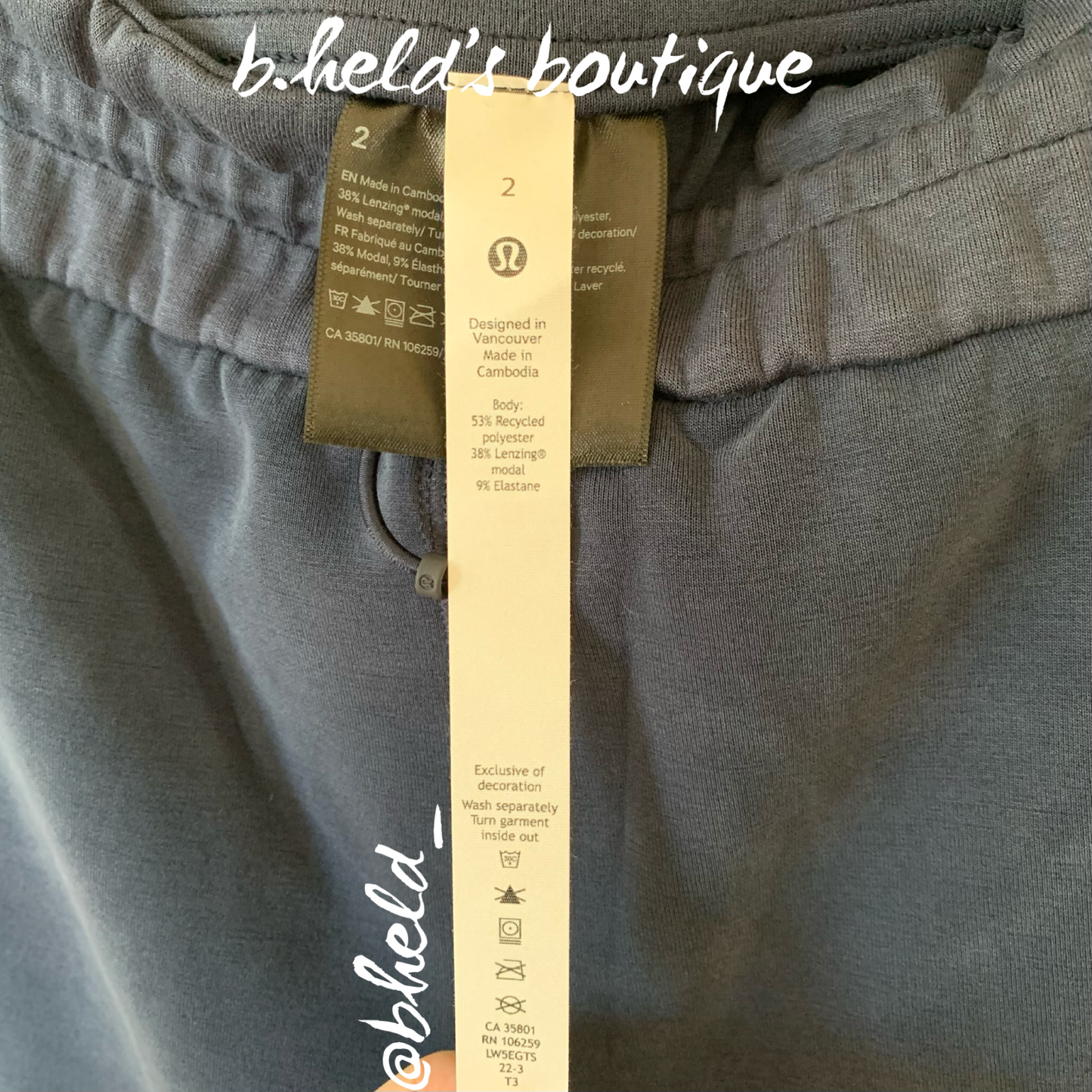 lululemon Softstreme High-Rise Pant in True Navy, Size 2