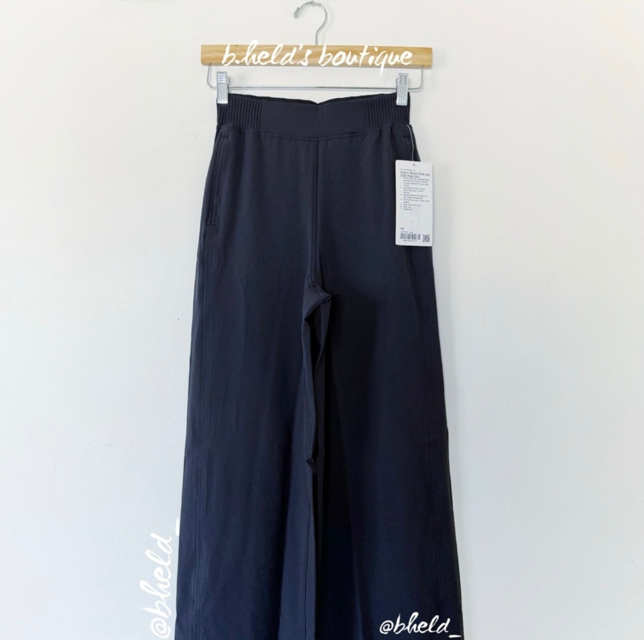 lululemon Stretch Woven High-Rise Wide-Leg Pant in Black, Size XS