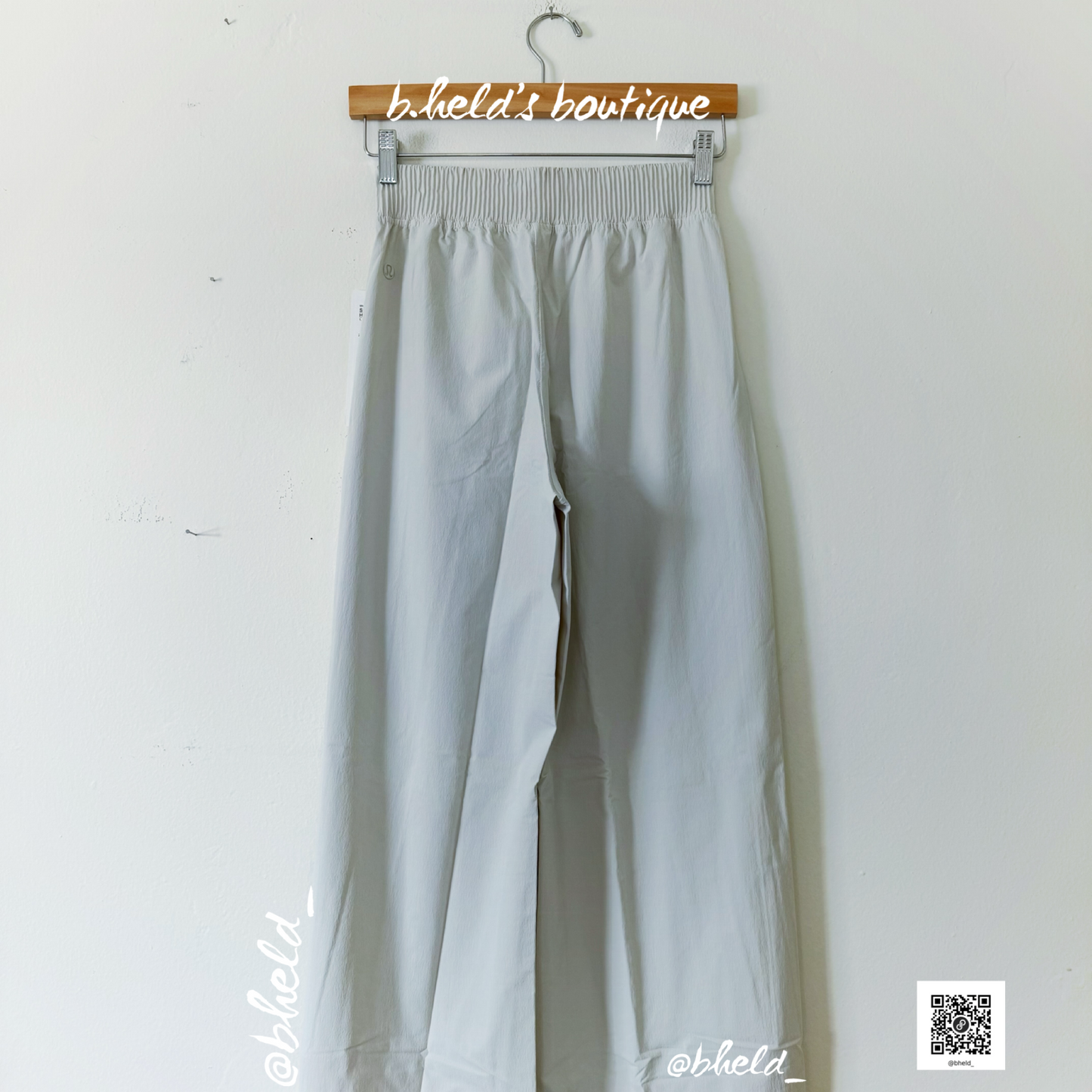 lululemon Stretch Woven High-Rise Wide-Leg Pant in Bone, Size XS