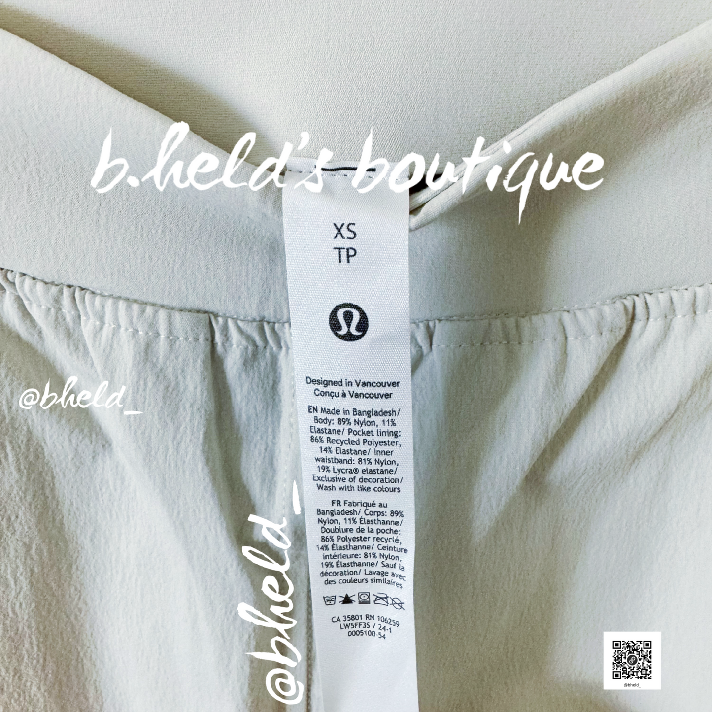 lululemon Stretch Woven High-Rise Wide-Leg Pant in Bone, Size XS