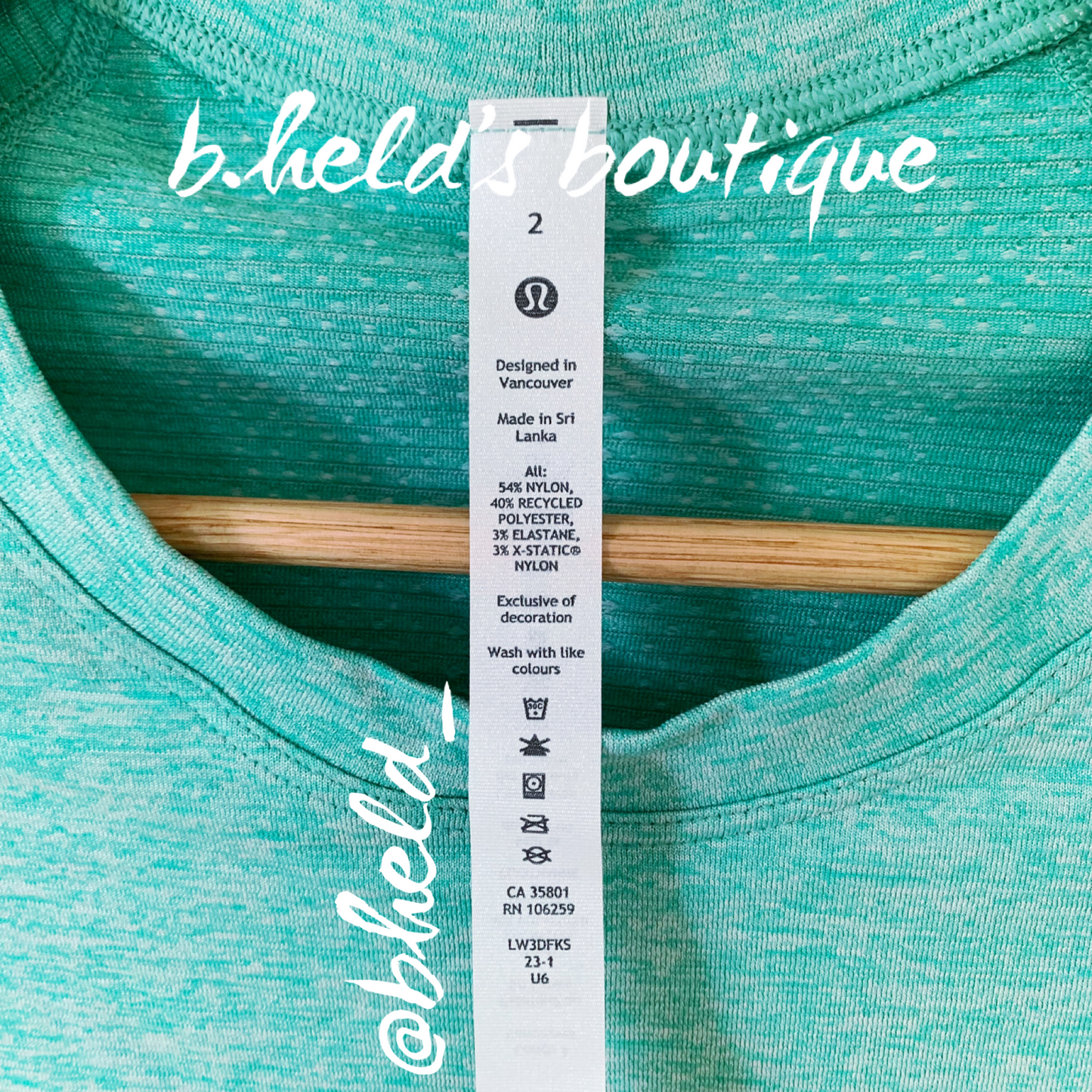 lululemon Swiftly Tech Long Sleeve Shirt 2.0 in Maldives Green/Mint Moment, Size 2