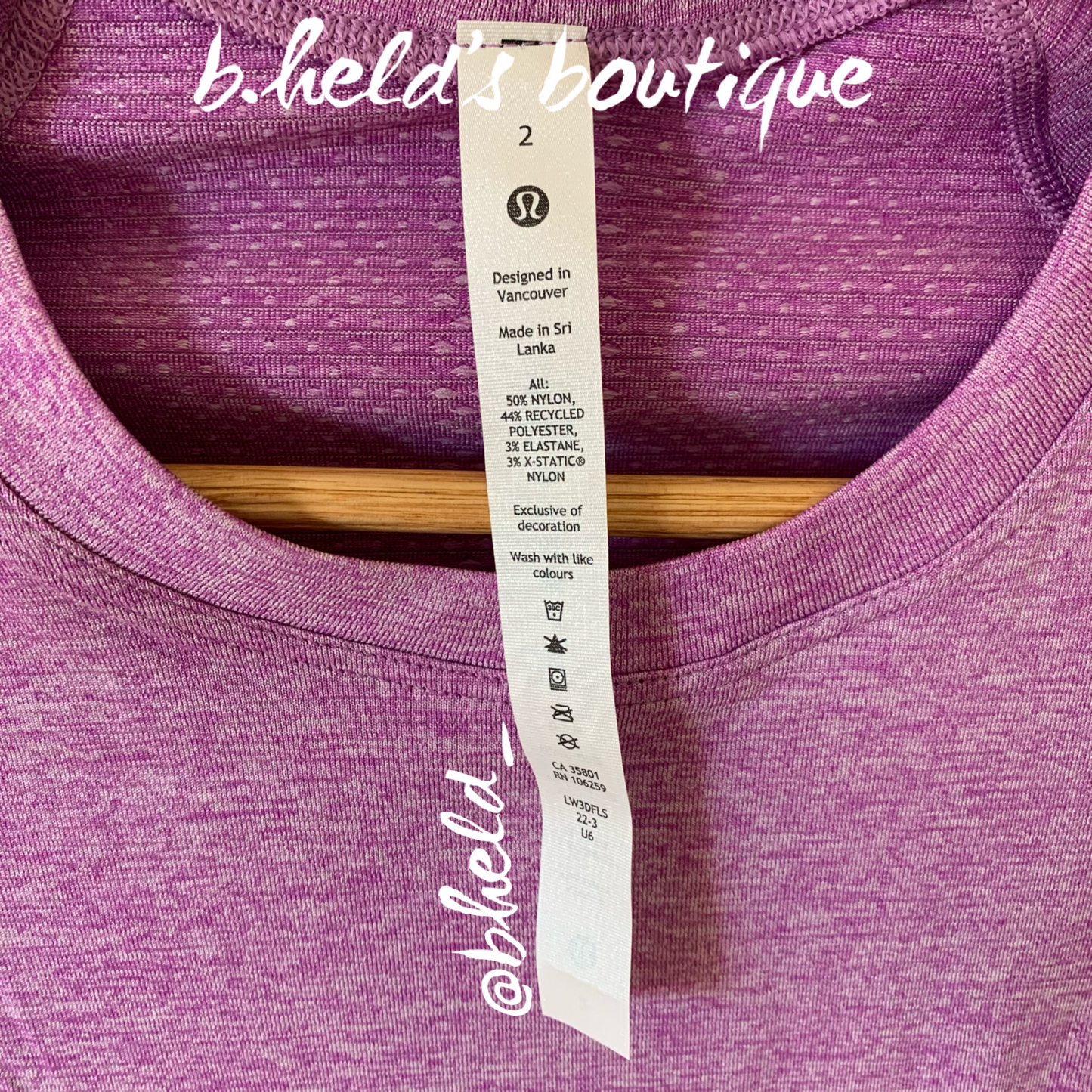 lululemon Swiftly Tech Long Sleeve Shirt 2.0 in Moonlit Magenta/White, Size 2