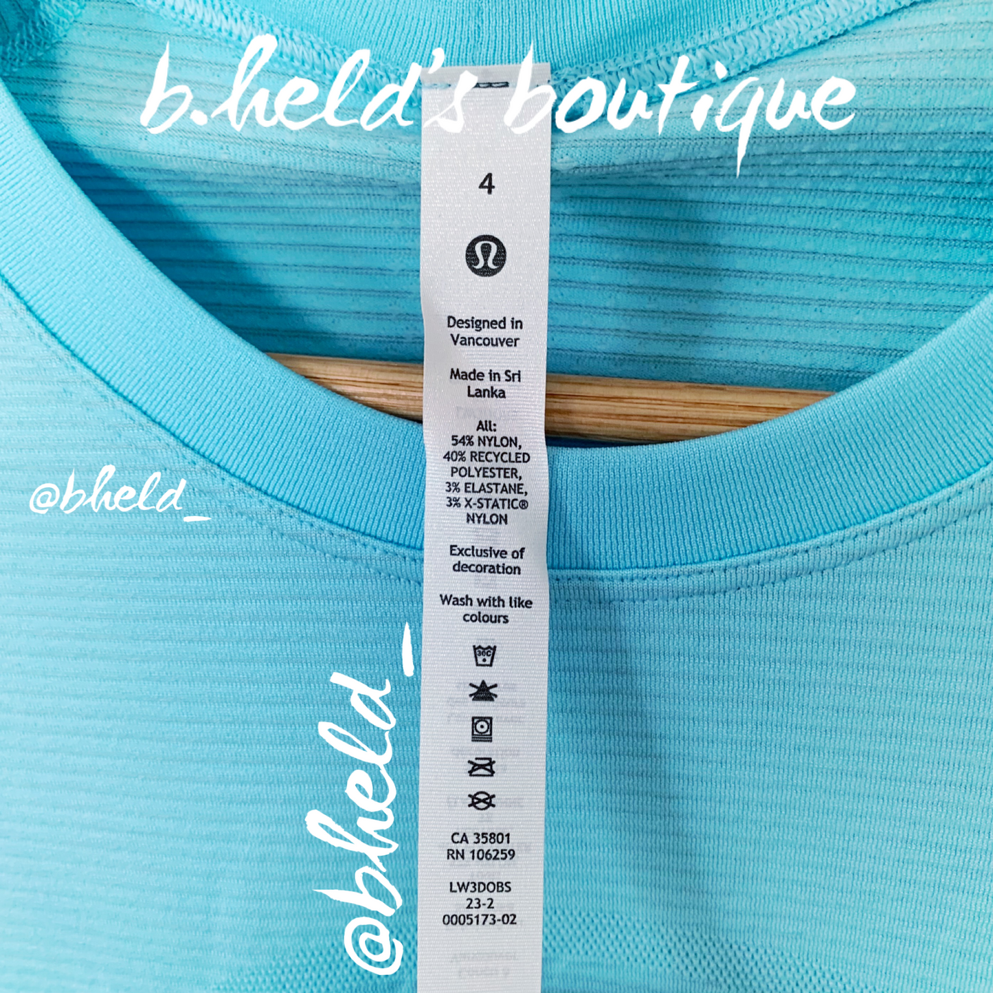lululemon Swiftly Tech Long Sleeve Shirt 2.0 *Race Length in Cyan Blue/Cyan Blue, Size 4
