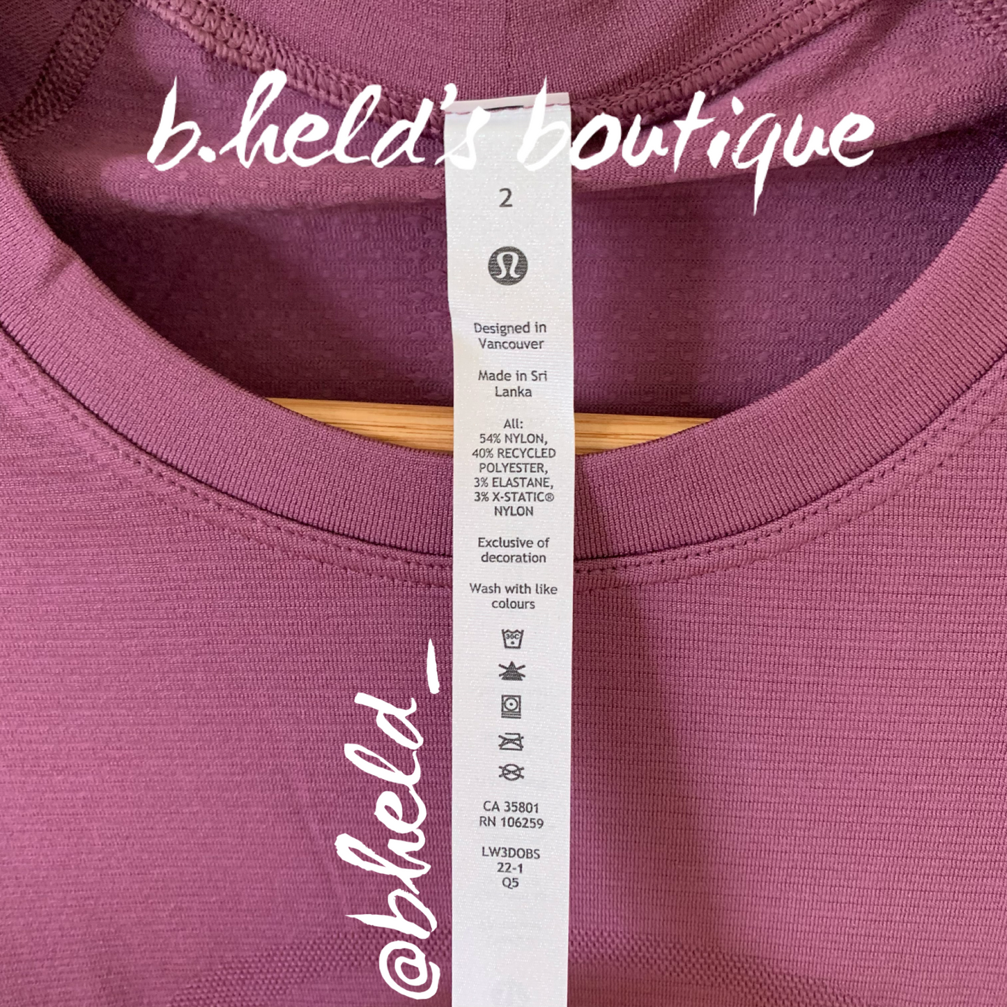 lululemon Swiftly Tech Long Sleeve Shirt 2.0 *Race Length in Vintage Plum/Vintage Plum, Size 2