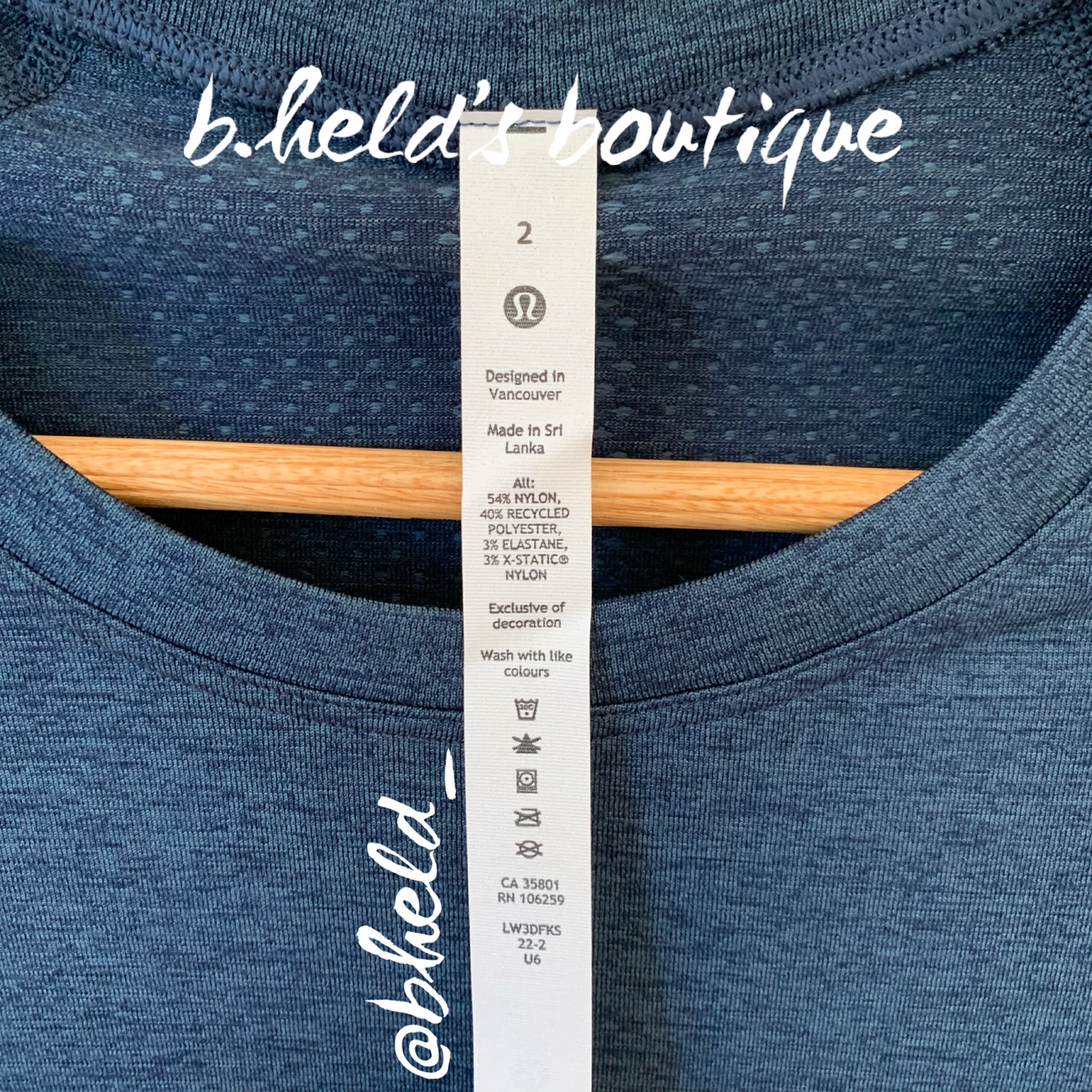 lululemon Swiftly Tech Long Sleeve Shirt 2.0 in True Navy/Iron Blue, Size 2