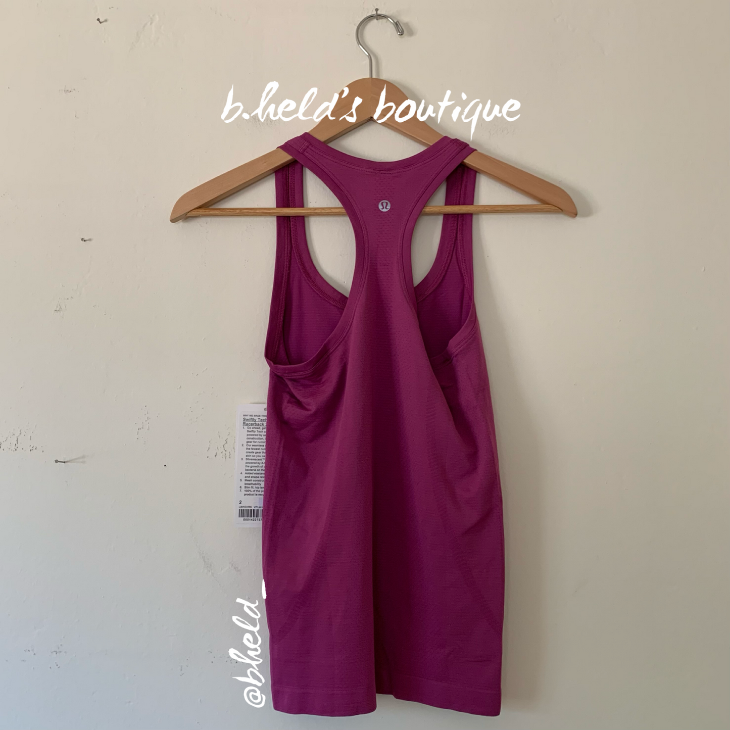 lululemon Swiftly Tech Racerback Tank Top 2.0 in Vivid Plum/Vivid Plum, Size 2