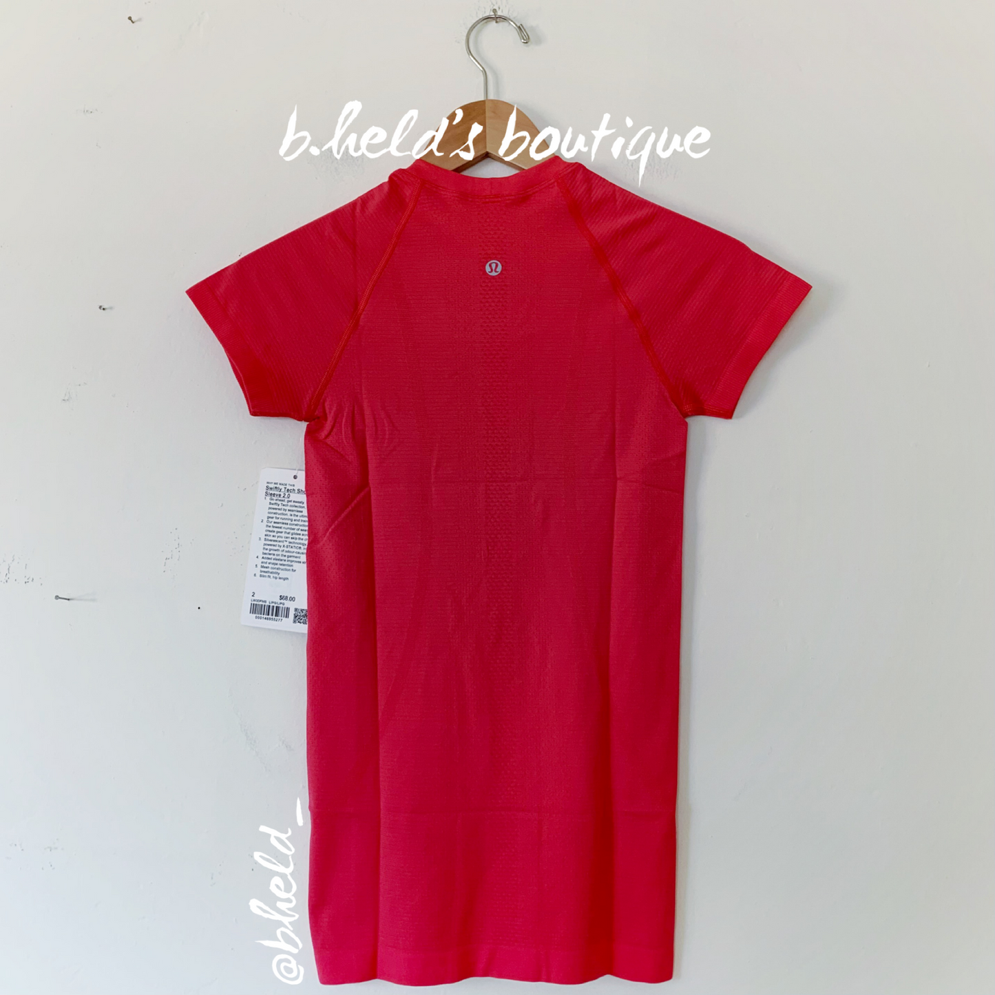 lululemon Swiftly Tech Short Sleeve Shirt 2.0 in Lip Gloss/Lip Gloss, Size 2