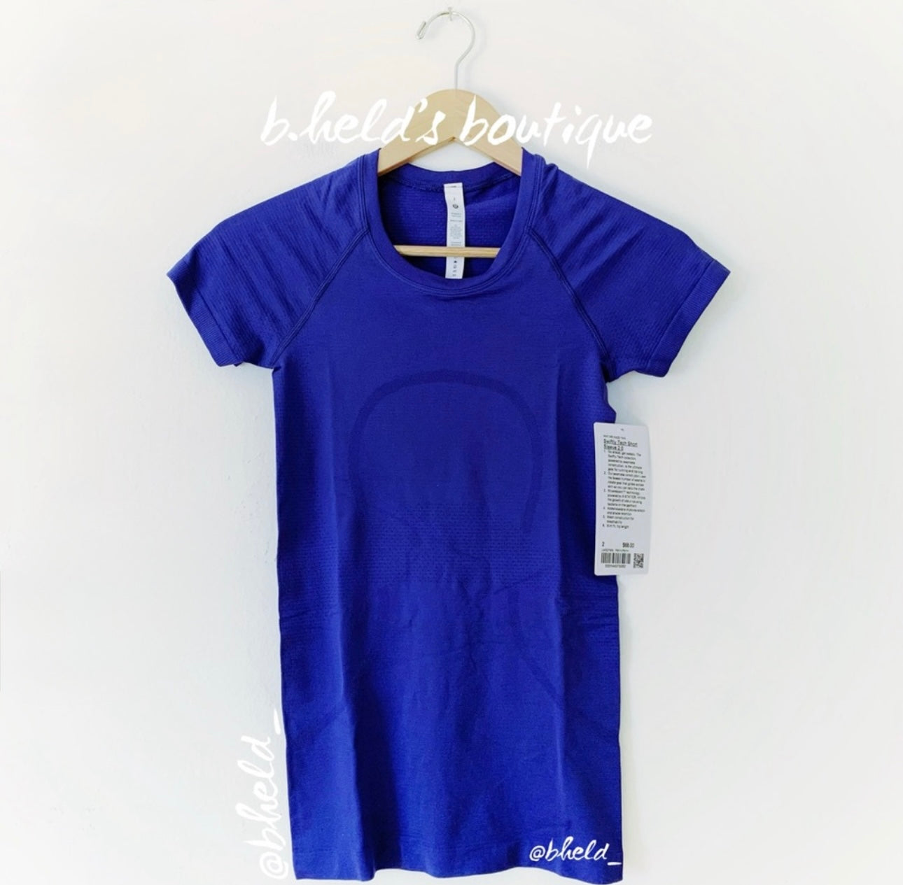 lululemon Swiftly Tech Short Sleeve Shirt 2.0 in Psychic/Psychic, Size 2