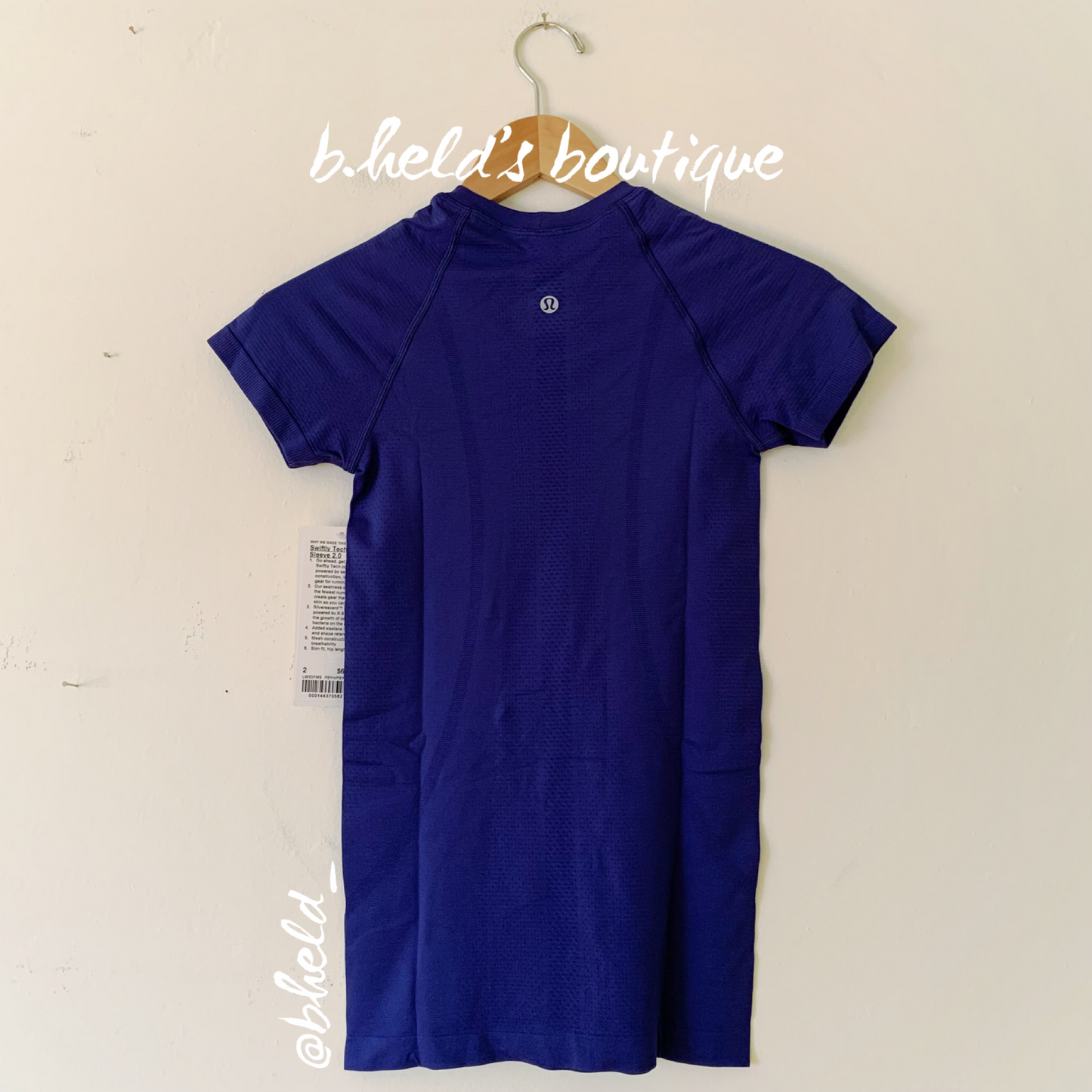 lululemon Swiftly Tech Short Sleeve Shirt 2.0 in Psychic/Psychic, Size 2