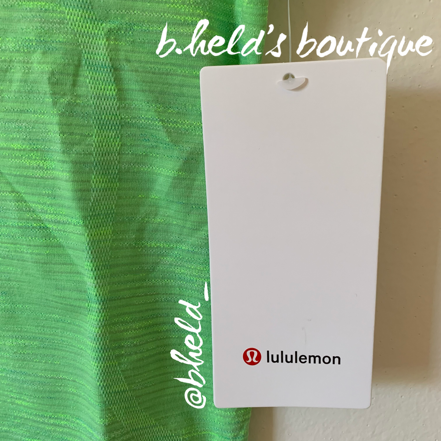 lululemon Swiftly Tech Short Sleeve Shirt 2.0 *Race Length in Chroma Check Scream Green Light/Scream Green Light Multi, Size 2