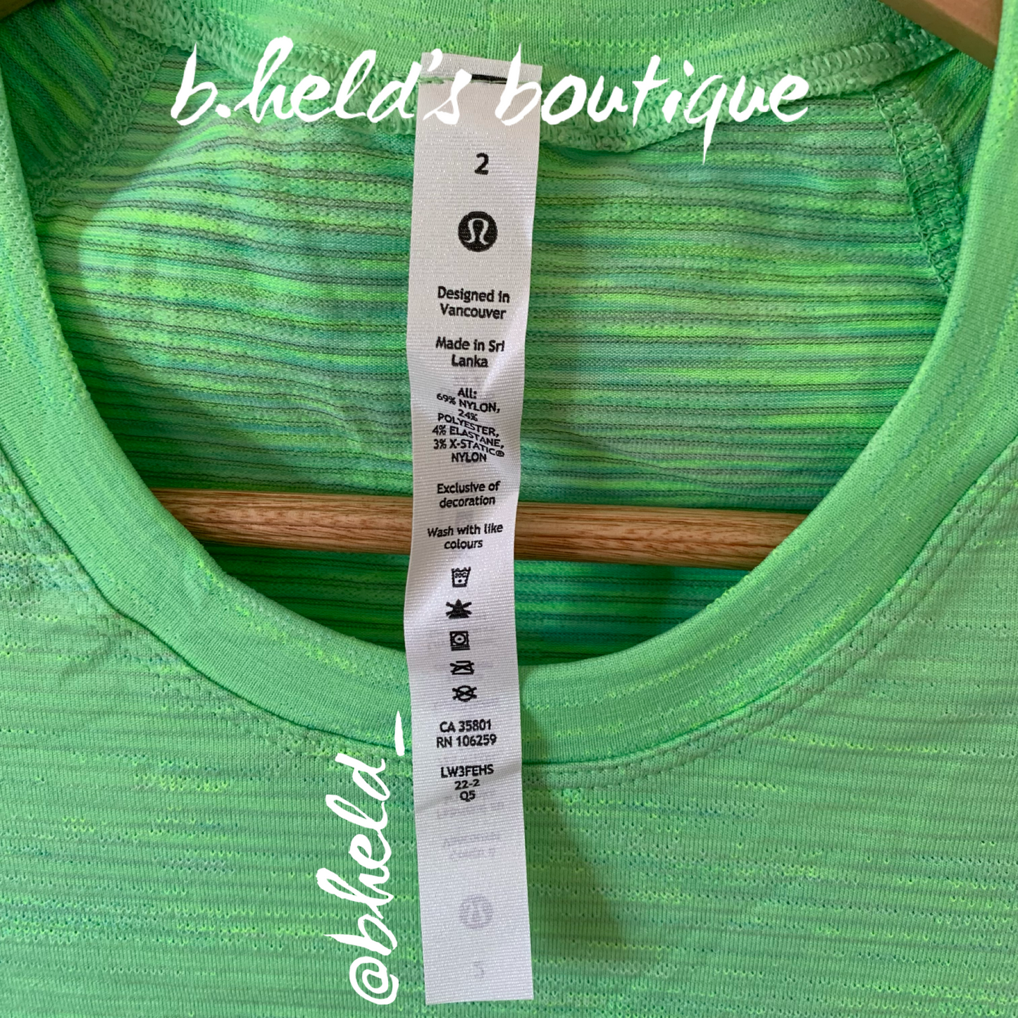 lululemon Swiftly Tech Short Sleeve Shirt 2.0 *Race Length in Chroma Check Scream Green Light/Scream Green Light Multi, Size 2