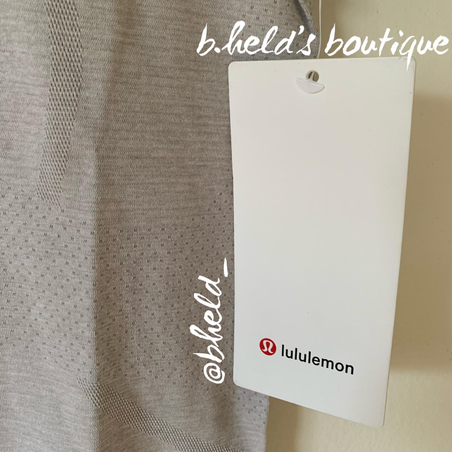 lululemon Swiftly Tech Short Sleeve Shirt 2.0 *Race Length in Chrome/White, Size 4