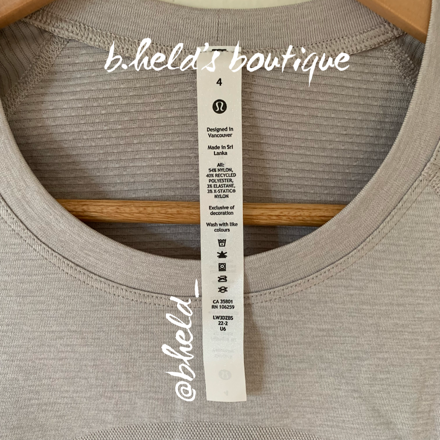 lululemon Swiftly Tech Short Sleeve Shirt 2.0 *Race Length in Chrome/White, Size 4