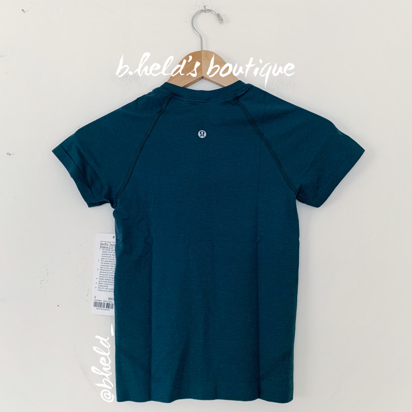 lululemon Swiftly Tech Short Sleeve Shirt 2.0 *Race Length in Green Jasper/Green Jasper, Size 2