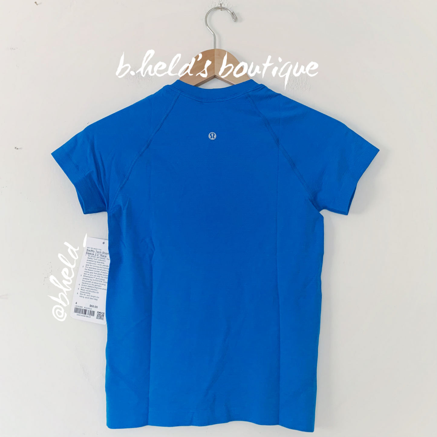 lululemon Swiftly Tech Short Sleeve Shirt 2.0 *Race Length in Poolside/Poolside, Size 4
