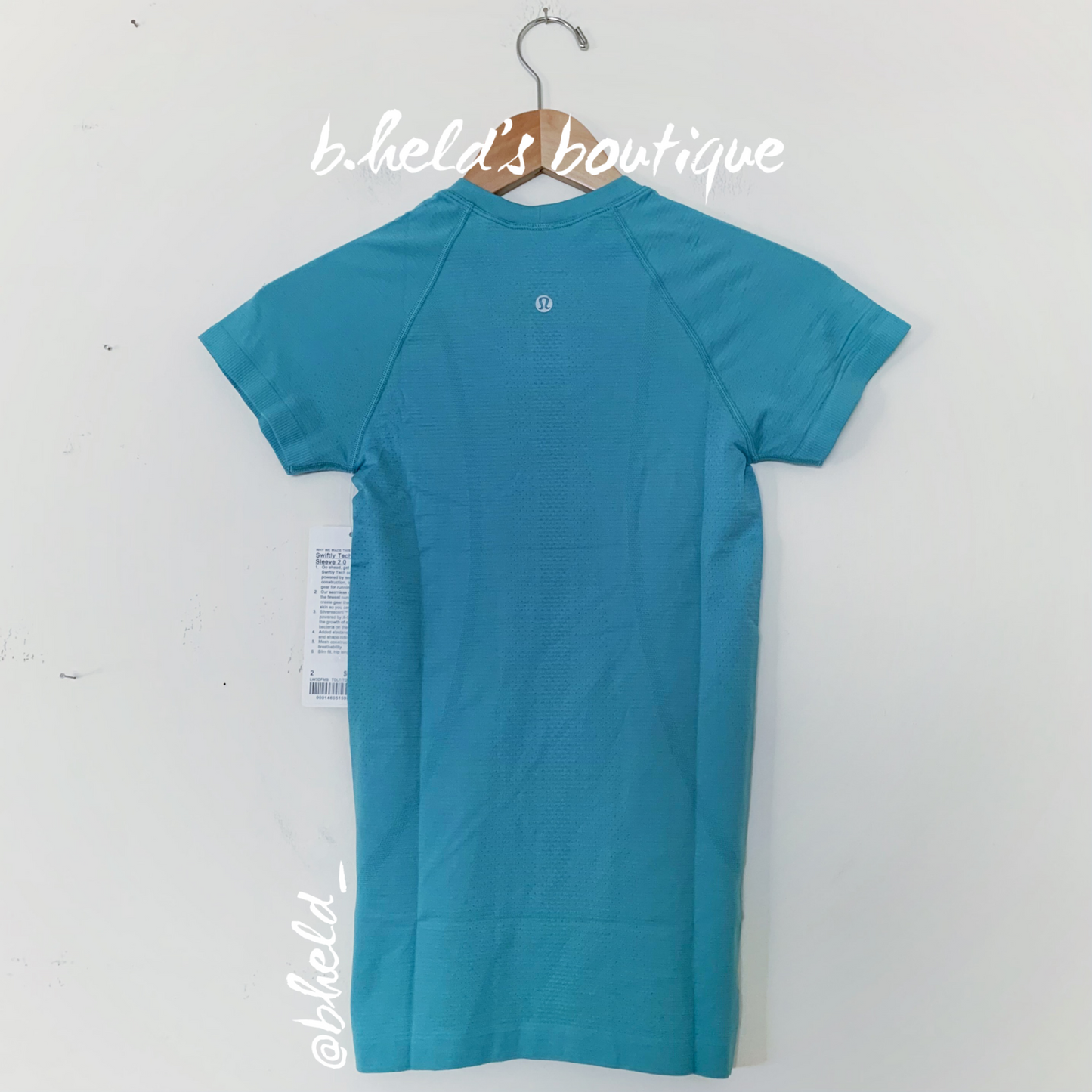 lululemon Swiftly Tech Short Sleeve Shirt 2.0 in Tidal Teal/Tidal Teal, Size 2