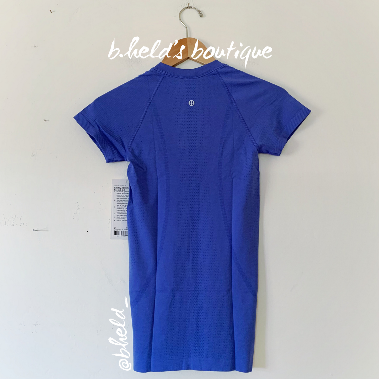 lululemon Swiftly Tech Short Sleeve Shirt 2.0 in Wild Indigo/Wild Indigo, Size 2