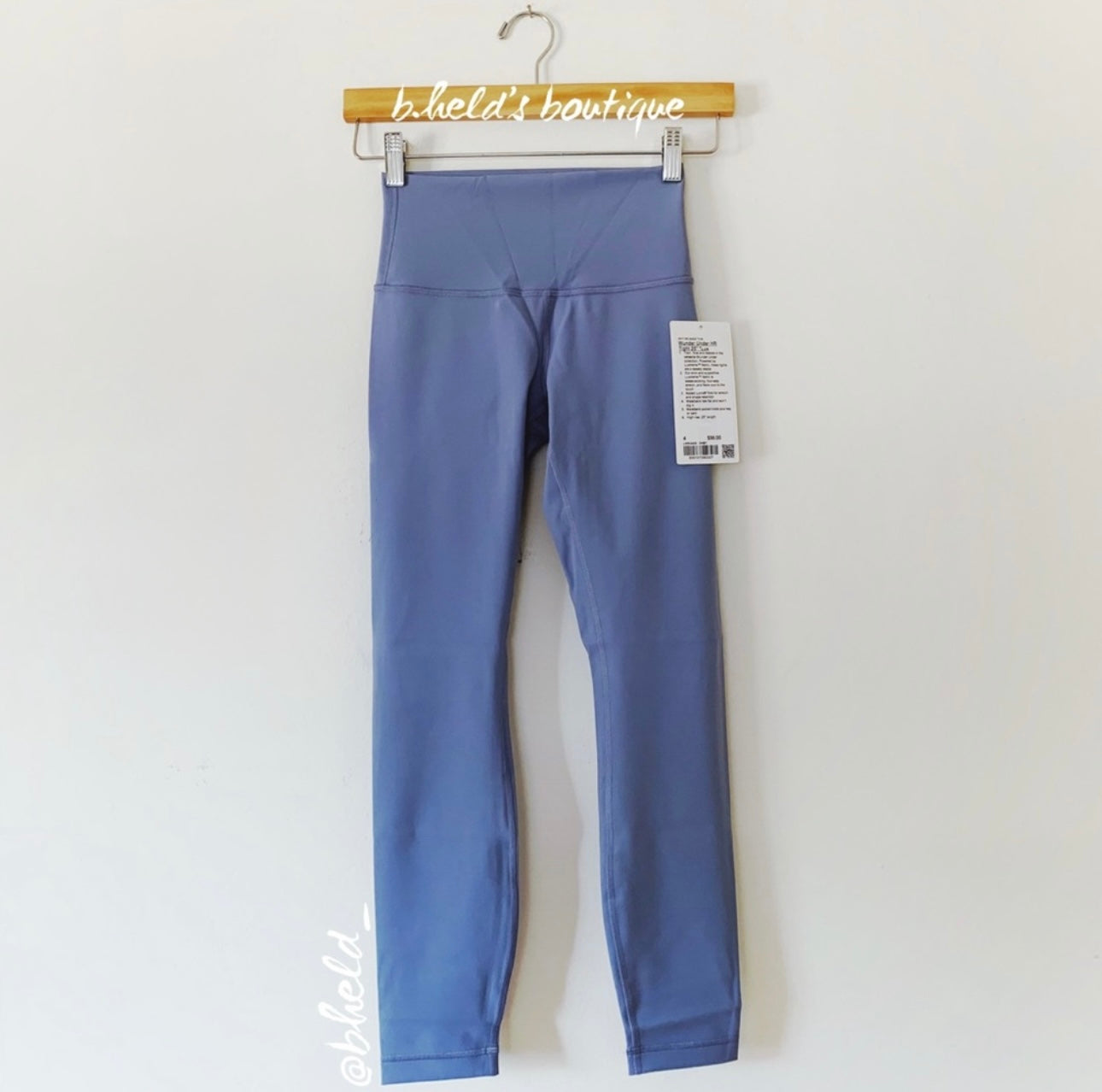 lululemon Wunder Under High-Rise Tight 25" *Luxtreme in Chambray, Size 4 (Single-Lined)