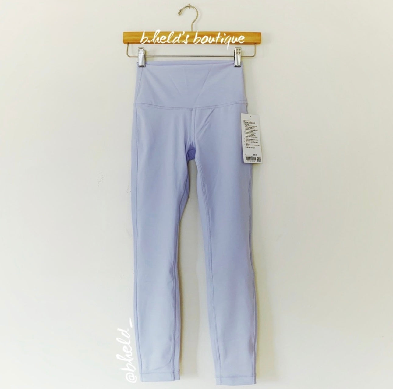 lululemon Wunder Under High-Rise Tight 25" *Luxtreme in Pastel Blue, Size 4 (Double-Lined)