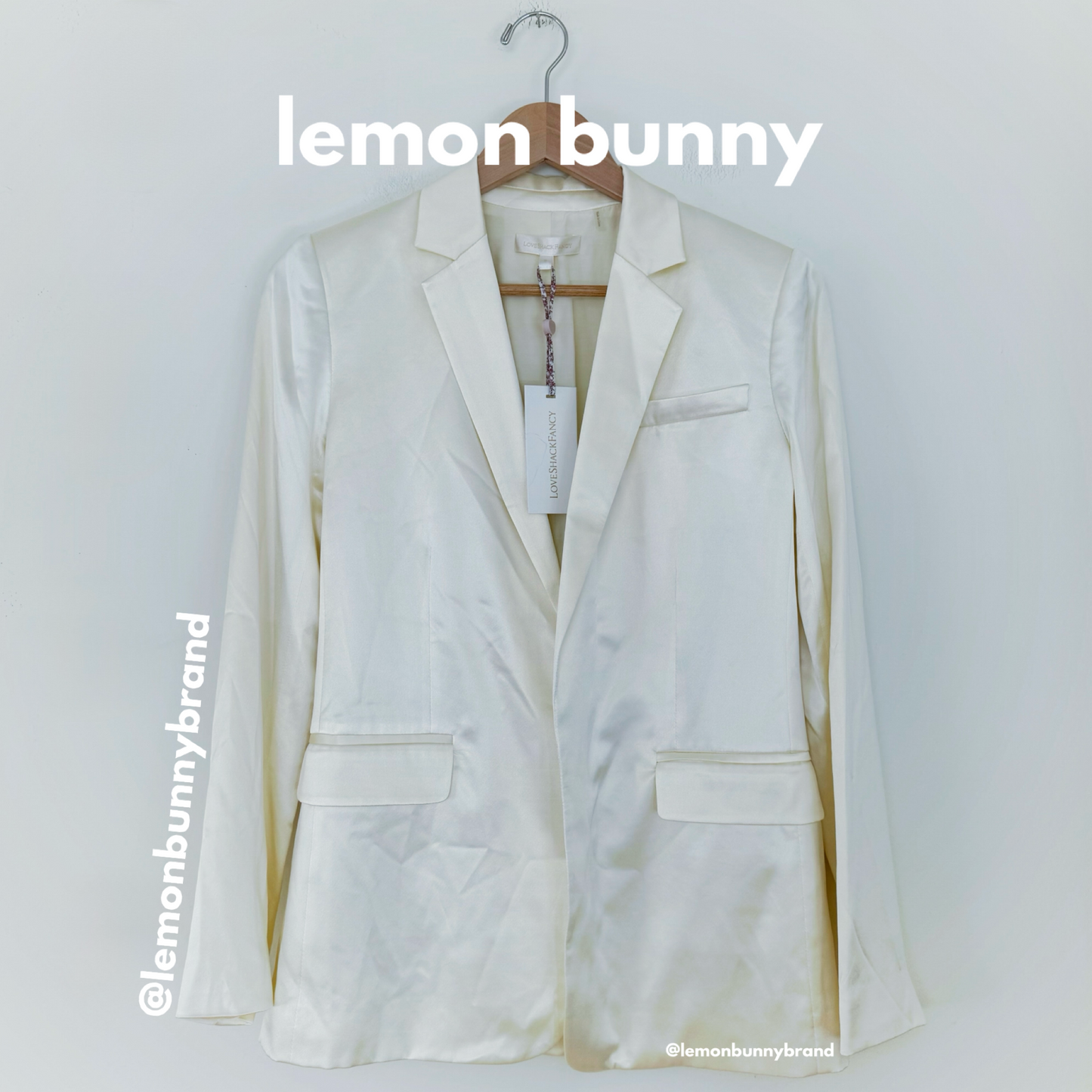 *lemon bunny Curated Bundle: LoveShackFancy Astara Blazer & Emberlynn Pant in Ivory, Size 0