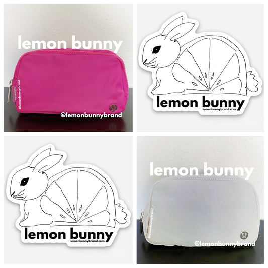 *lemon bunny Curated Bundle: 2 lululemon Everywhere Belt Bags in Sonic Pink & White Opal