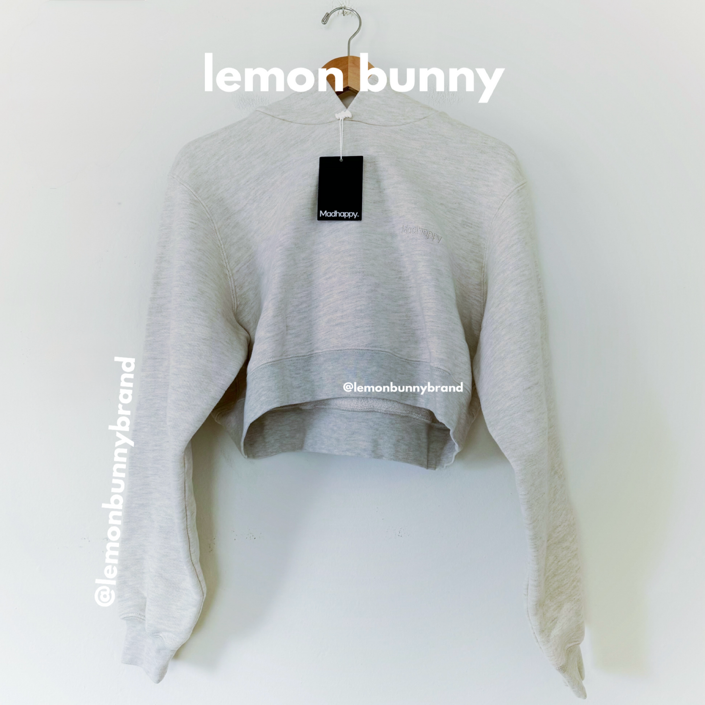 *lemon bunny Curated Bundle: Madhappy Cream/White Trio Hoodie, Sweatshirt, & T-Shirt, Size S