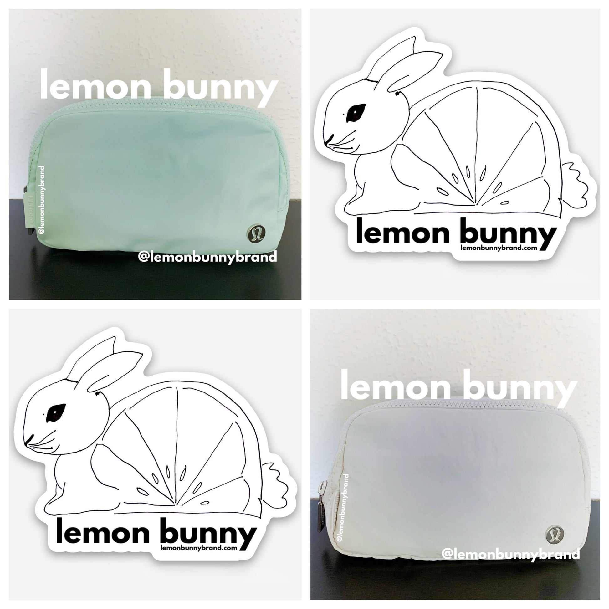 lemon bunny Curated Bundle: 2 lululemon Everywhere Belt Bags in Mint