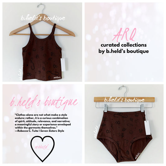 ARQ Crop Tank & HR Undies Bundle in Charms, Size XXS