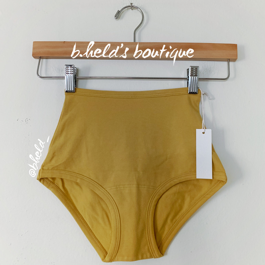 ARQ High Rise Undies in Buttercup, Size XXS