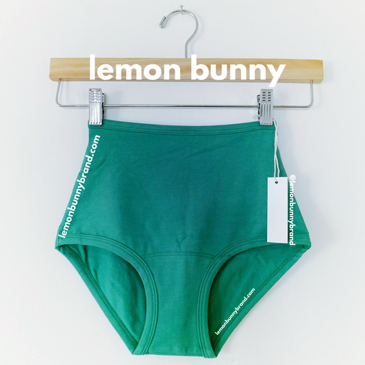 ARQ High Rise Undies in Verdant, Size XXS