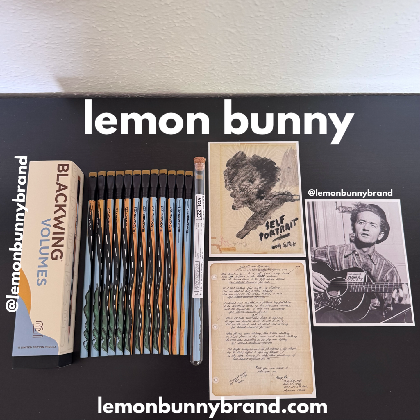 Blackwing Volume 223 The Woody Guthrie Pencils