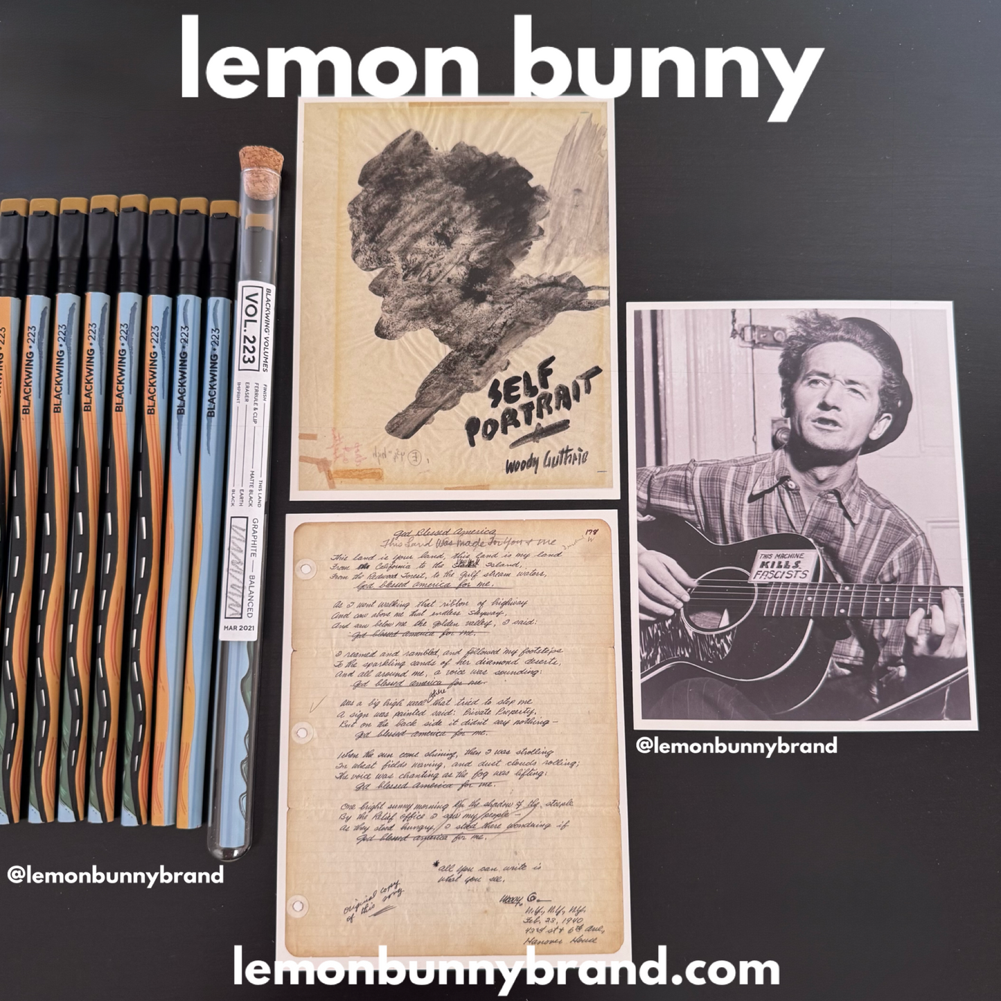 Blackwing Volume 223 The Woody Guthrie Pencils