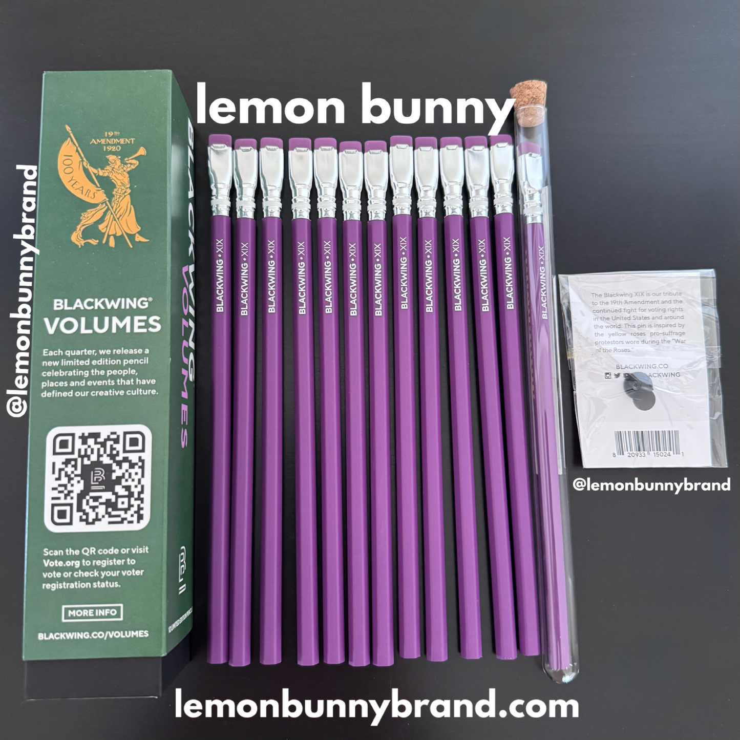 Blackwing Volume XIX The 19th Amendment Pencils