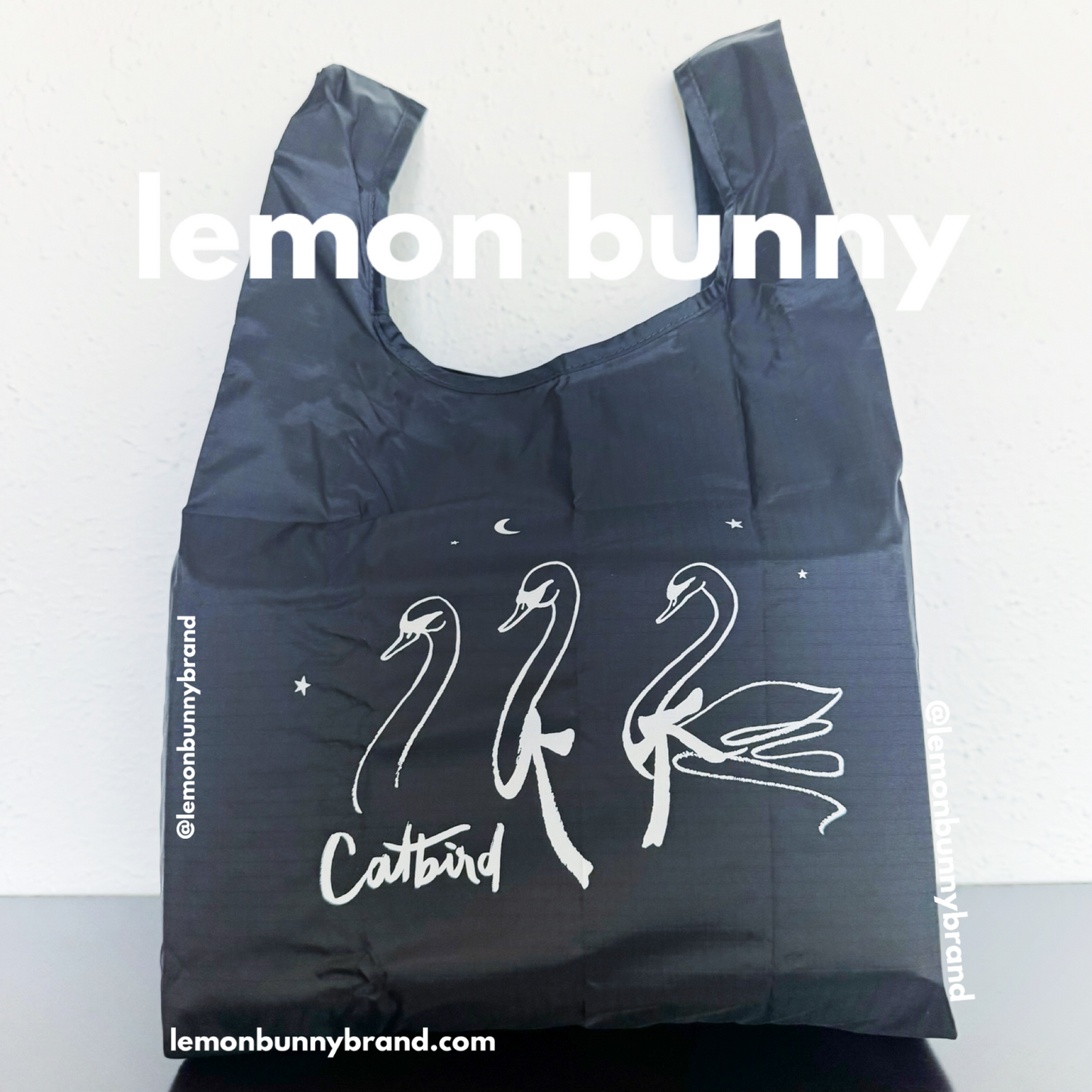 Catbird x BAGGU Collaboration Black Swan Lunch Bag, One Size